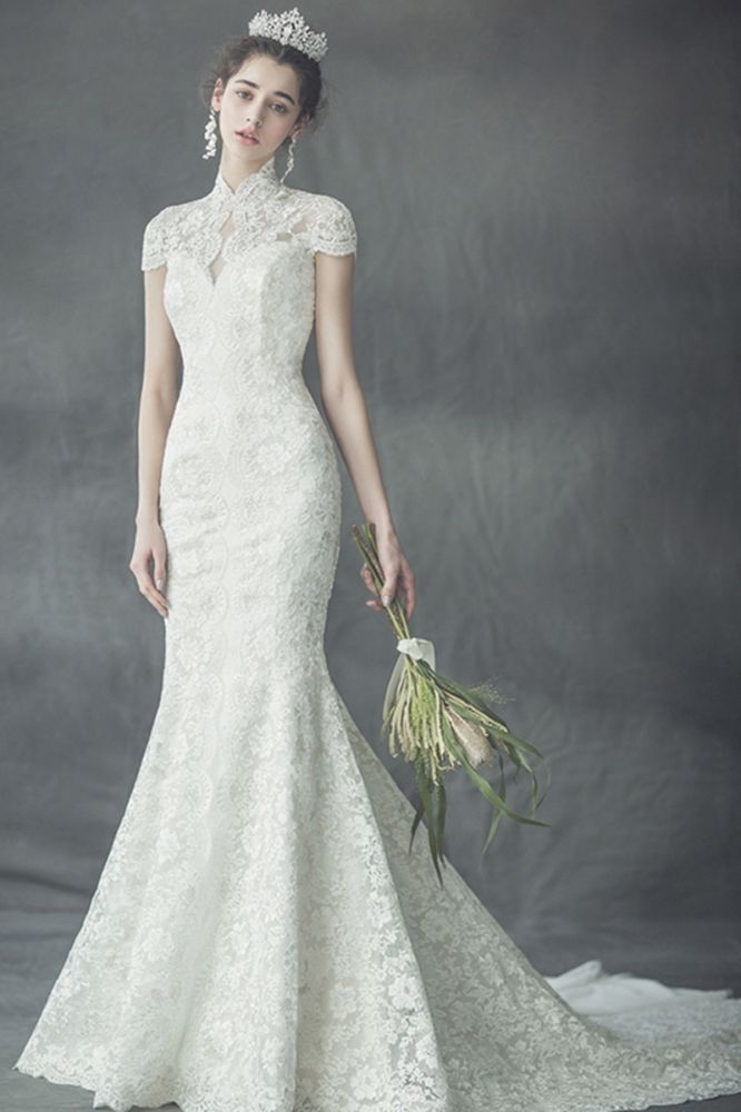 http://www.ballbella.com/cdn/shop/files/collar-short-sleeve-mermaid-wedding-dress-slim-floral-lace-bridal-gown-wedding-dress_1024x.jpg?v=1701891430