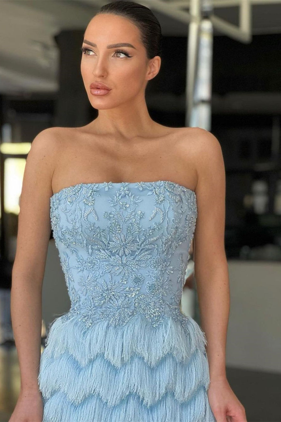 Mermaid Strapless Floor-length Cap Sleeve Appliques Lace with