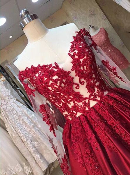 Amazing Red Mermaid Long Evening Dresses With Beadings Ruffles – ballbellauk