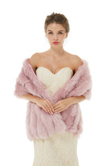 Alyssa- Winter Faux Fur Wedding Wrap-Ballbella