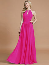 Amazing Chiffon Scoop Sleeveless Bridesmaid Dresses-Ballbella