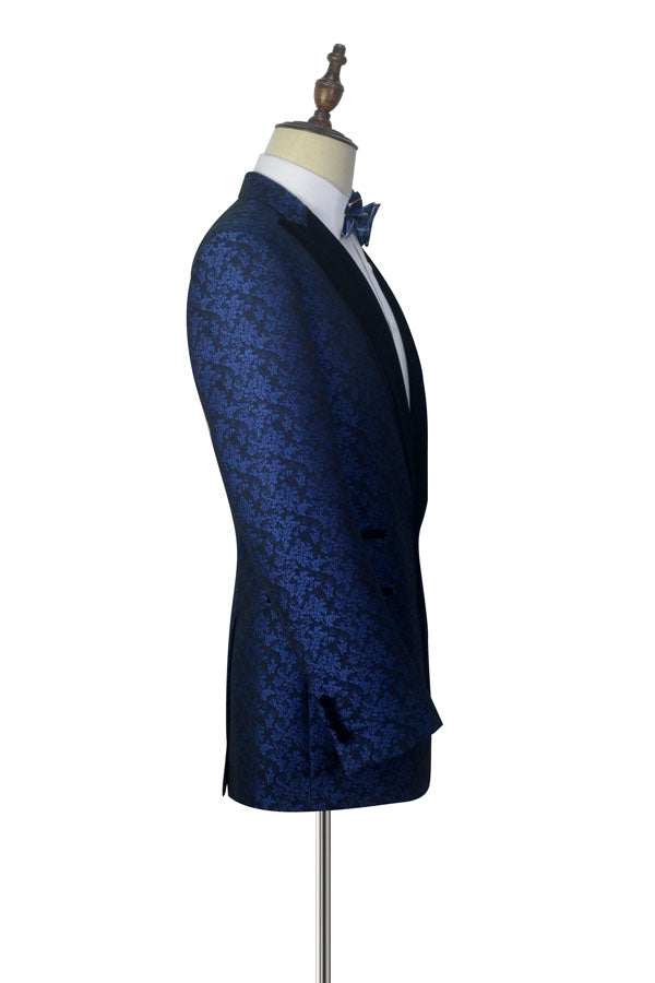 Ballbella has various cheap mens suits for prom, wedding or business. Shop this Blue Floral Patter Tuxedos for Marriage, Black Velvet Peak Collar Marriage Suits with free shipping and rush delivery. Special offers are offered to this Blue Single Breasted Peaked Lapel Two-piece mens suits.