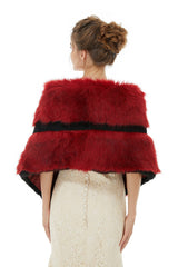 Carla - Winter Faux Fur Wedding Wrap-Ballbella