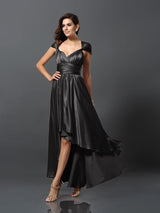 Charming Sleeveless High Low Bridesmaid Dresses-Ballbella