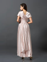 Charming Sleeveless High Low Bridesmaid Dresses-Ballbella