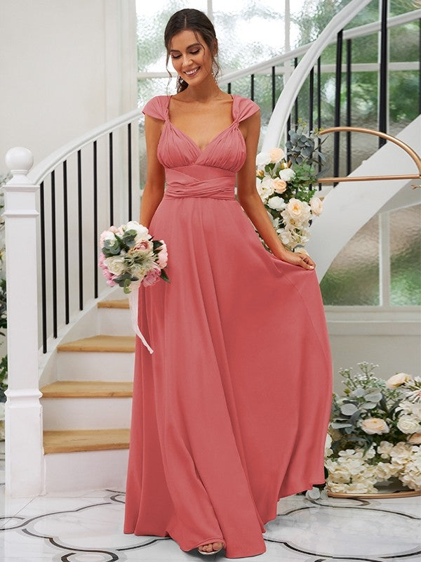 Ruched fashion bridesmaid dresses