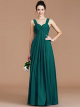 Empire Sweetheart Sleeveless Ruched Chiffon Bridesmaid Dresses