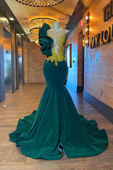 Fabulous Long Sleeveless Meimaid Prom Dress With Beading-Ballbella