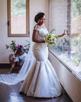 Wanna get a perfect dress for big day? Ballbella custom made this Classic Glamorous Off-the-Shoulder Wedding Dresses for you, fast delivery worldwide.