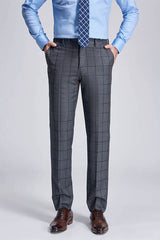 Ballbella made this Large Checked Decent Dark Grey Mens Suits Sale with rush order service. Discover the design of this Grey Plaid Single Breasted Notched Lapel mens suits cheap for prom, wedding or formal business occasion.