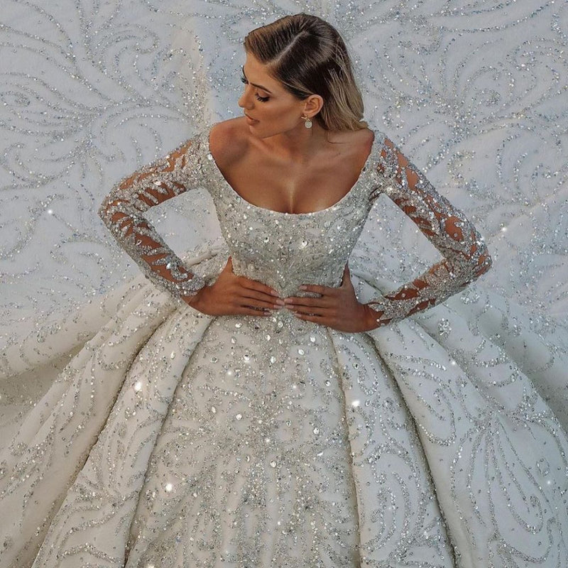 Princess Style Lace Wedding Dress Ball Gown, Beach Bride Dress, Bridal Gown  ,dress for Bride Wedding Custom Made -  Canada