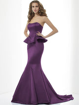 Charming Mermaid Sweetheart Sleeveless Long Satin Bridesmaid Dresses