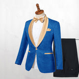 Shop Ocean Blue Jacquard Slim Fit Wedding Suits from Ballbellas. Free shipping available. View our full collection of Ocean Blue Shawl Lapel wedding suits available in different colors with affordable price.