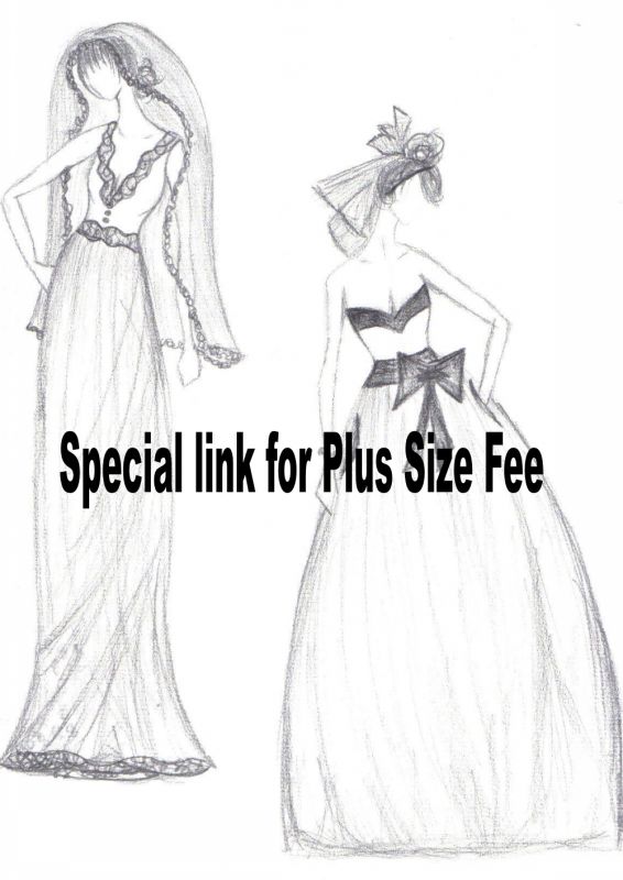 Plus Size Fee: US20W-26W for Dresses 52-56 for Suits-Ballbella