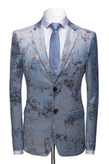 This Printing Men Marriage Suits, Blue Wedding Tuxedos with White Pants at Ballbella comes in all sizes for prom, wedding and business. Shop an amazing selection of Notched Lapel Single Breasted Blue mens suits in cheap price.