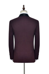 This Sharp-looking Black Shawl Collor One Button Burgundy Wedding Suits for Men at Ballbella comes in all sizes for prom, wedding and business. Shop an amazing selection of Shawl Lapel Single Breasted Burgundy mens suits in cheap price.