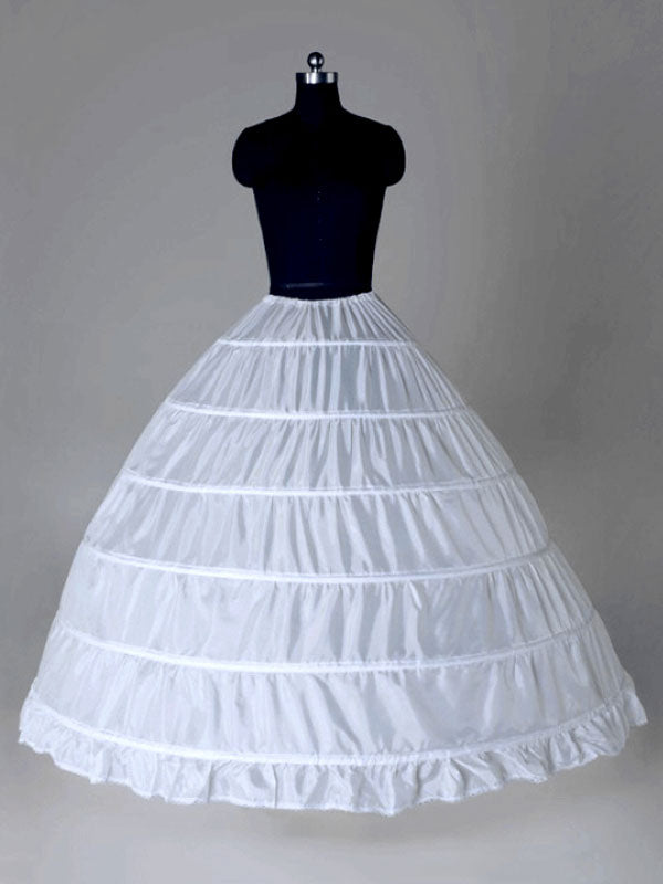 YULUOSHA Women's 4/8 Layers Ball Gowns Hoopless Floor Length Crinoline  Petticoat Underskirt Slips Skirts for Wedding Dress - ShopStyle Lingerie &  Nightwear